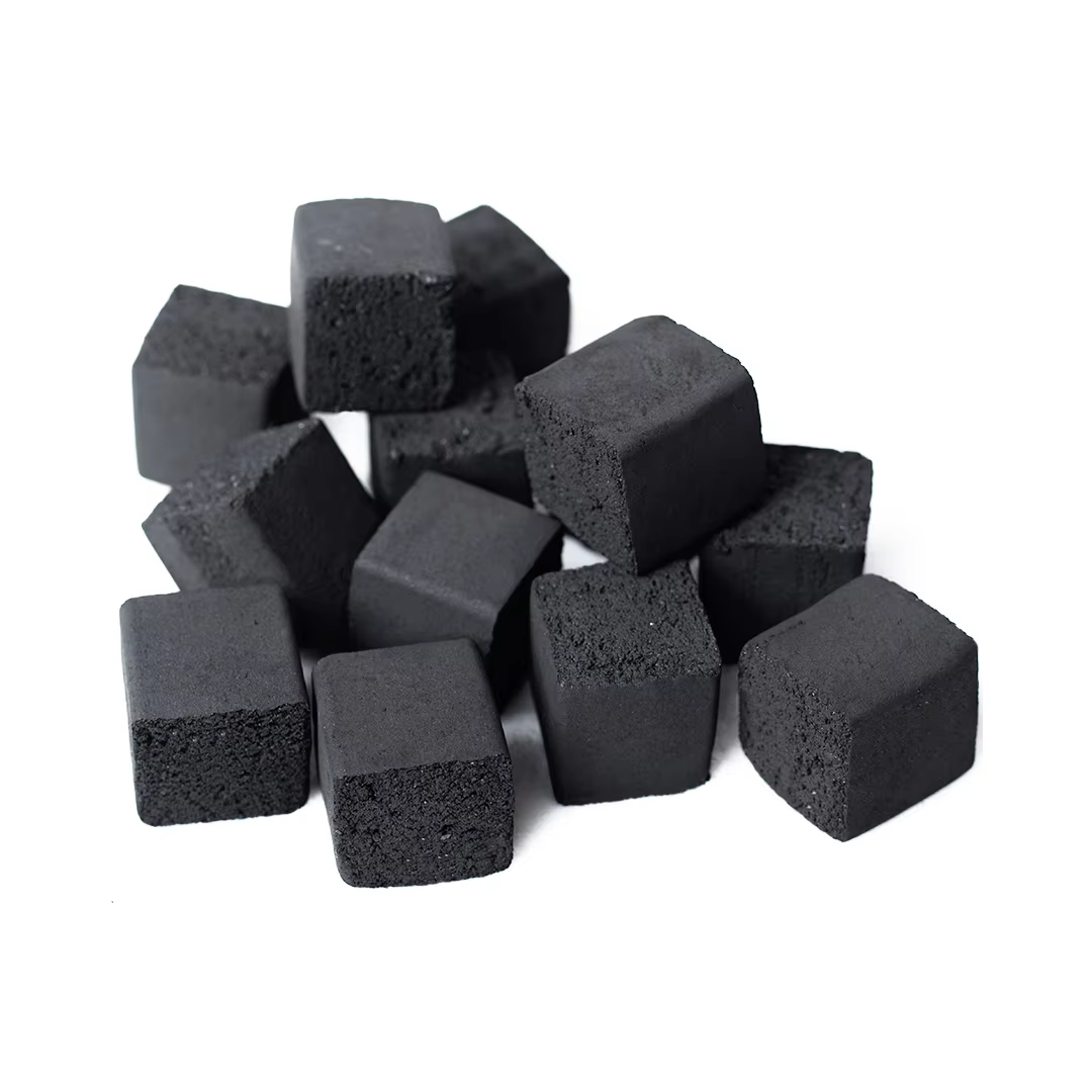 Natural charcoal cubes